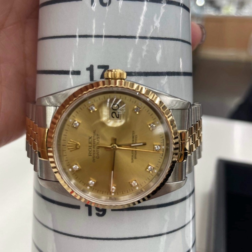 ROLEX  DIAMOMD DATEJUST  WATCH